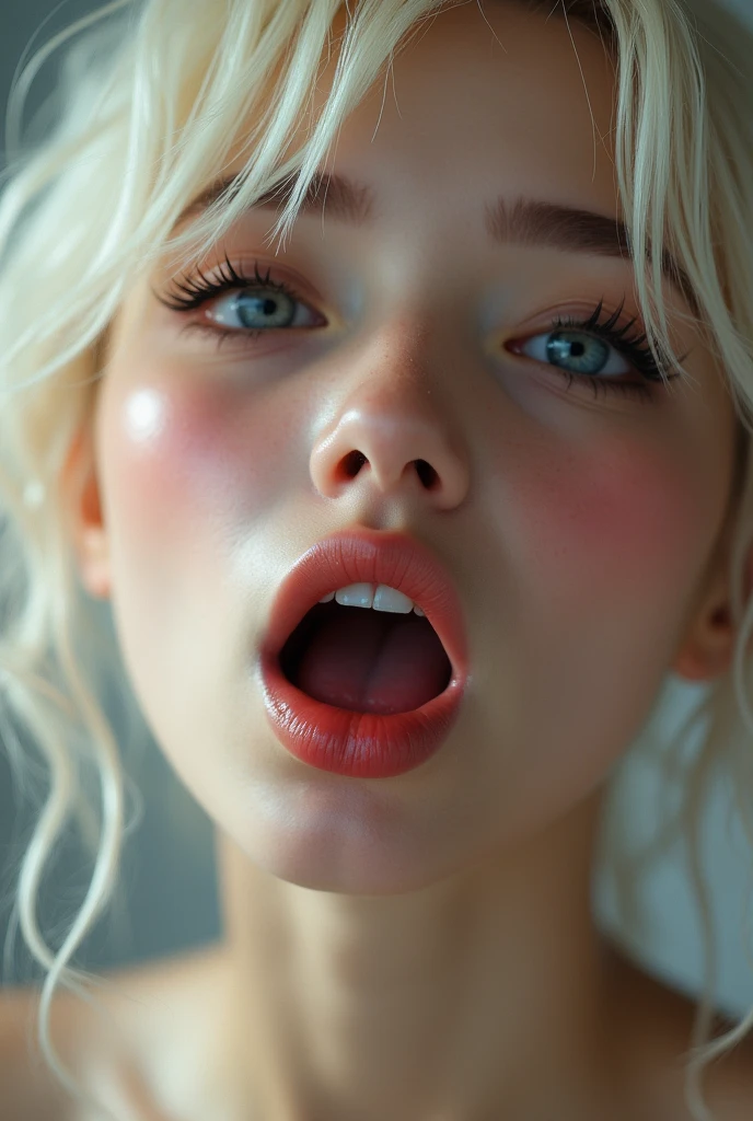 there are two women that are posing for a picture together, full close-up portrait, blowjob, aleksandra waliszewska, medium close up portrait, portrait close - up, closeup headshot, close-up portrait, close - up portrait, close up portrait, anastasia ovchinnikova, photo of young woman, closeup headshot portrait, marta syrko, there is a penis at her mouth, blowjob