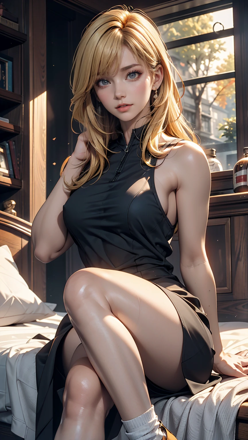 Beautiful,woman, Mercy from overwatch, blonde wet hair, hairband, dewy complexion, long eyelashes,soft-petalled lips,(beautiful detailed lips:1.1),(medium breasts:0.9),youthful appearance, blonde locks cascading down, seductive sexy pose,(empty warehouse background:1.1),soft sunlight, pastel color palette,(best quality:1.2),(highres:1.1),(realistic:1.37),(physically-based rendering:1.1),(vivid colors:1.1),(soft lighting:1.1), full body, visible feet, largue dressing gown, (((largue dressing gown))), (((nude))), largue, sweaty, blushed, (((sitting on chair))), tied hands, (((arms behind back))), tied to a chair, (((panic face))), (((frightened))), (((struggling)))