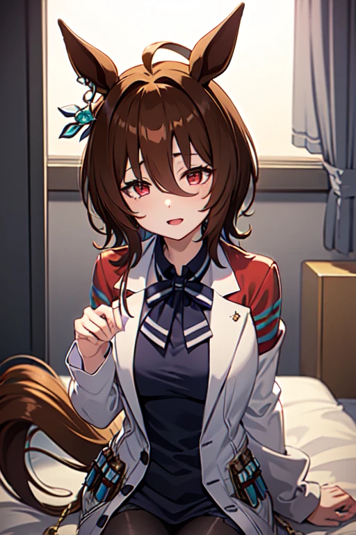 high quality, 8k, seduction of fellatio, (temptation by hand), hand in front of face, pov, strong eyes, side view, profile, 
(from over:1.3), open mouth, long tongue, in town toilet, in town, 
agnes tachyon \(umamusume\)
, zettairyouiki, blush, lab coat, stocking, sweater, 
gigantic breasts
, 0pen, 
fellatio_gesture, 
FellatioGesture, 

, seductive smile, (looking at viewer:1.4), 

