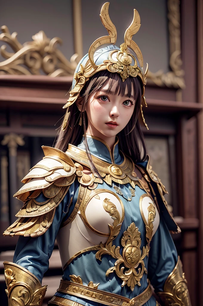 (dark shot:1.1)The whole body of a mature holy knight,Big sexy holy knight chest armor(absurderes、hight resolution、The ultra-detailliert)、One woman's whole body、Red and white female Holy Knight armor,Mature holy knight with big breasts、Extravagant black and gold trousers、Blonde short bob、Skinny and big、blue eyess、long-sleeve、finely eye and detailed face、intricate detailes、BREAK mosaic art、small pieces、colorful tesserae、Complex pattern、Tiled design、durable surfaces、Old fashioned technique BREAK macro photography、extreme close - up、intricate detailes、Enlarged texture、stunning clarity、Hidden beauty、Interruption of immersive perspective、artisanal creations、Handmade Products、unique designs、intricate detailes、Creative expression、skilled craftsmanship、魅惑的、enticing、English Garden、A smile、