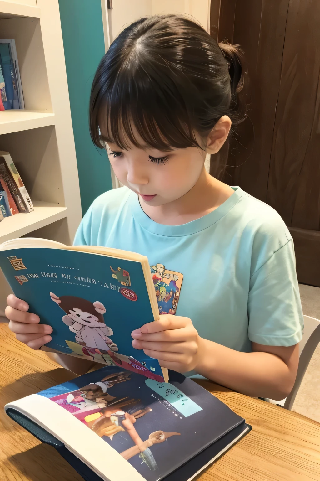 (A three-year-old Chinese girl)在read,there is a read in a room, read, Read new books, Try reading, Read books about, Shot with iPhone 1 3 Pro, Reading in the library, Shot with iPhone 14 Pro, Shot with iPhone 1 3 Pro, Shot with iPhone 1 3 Pro max, Inspiration from the ages, From reading to playing games