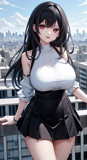 masterpiece, best quality, 1girl, solo, blush, long hair, hair between eyes, ((streetwear clothes)), city, outdoors, night, movie poster, extremely detailed 8K, smooth, high resolution, ultra quality, cinematic lighting, ambient occlusion, hd, 2k, 4k, 8k, 16k, extremely detailed anime, detailed faces, perfect composition, wide shot, atmospheric lighting, very sexy, random angle, uncensored, nsfw, sin censura