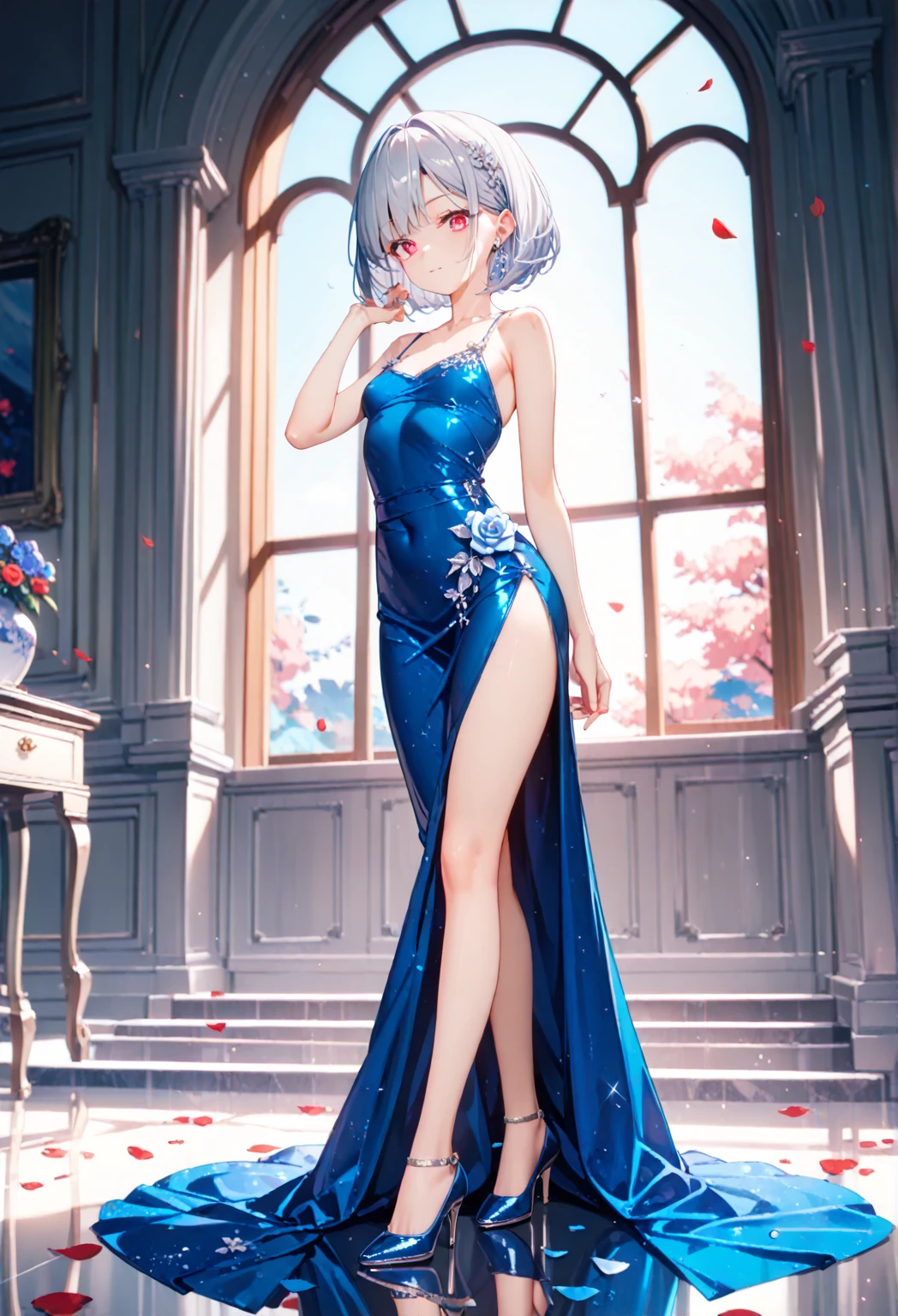 masterpiece, Highest quality, Illustrations for novels, High resolution, 18+ Adult content, Sensual, Intimate, Emotional, Passionate, romantic, sweet, Adorable, Innocent, Pure, Enchanting, Enchantingな, attractive, mysterious, Enchantingな, Enchanting, Immersive, Enchantingな, dream-like, Surreal, Imaginative, Whimsical, Artistic, Avant-garde, timeless, elegant, Sophisticated, chic, Sophisticated, Individuality, original, Enchantingな,One girl,Deltamon_beta, alone, blue eyes, Knee socks, Animal ears, Bare shoulders, Blue Tail, Earrings,Removable sleeves, Green Hair, No sleeve, Cat ear, bag, white Knee socks, Cat&#39;s Tail,pink backpack,Pink school bag,Lavender lace: Lavender Peter Pan collar lace dress, Paired with ivory tights and Mary Jane shoes.,Cherry-blossom viewing, azalea, satsuki, azalea blizzard,
rest ((Avoidance method ((kitten)))),((Evening Dress,evening dress,Evening Dresses:1.3))