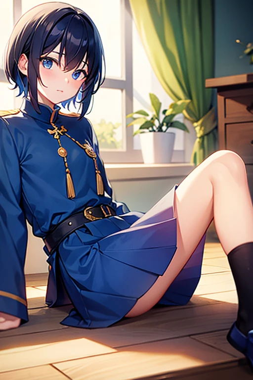 Girls wear uniforms,pantiess,Bare legs 8K