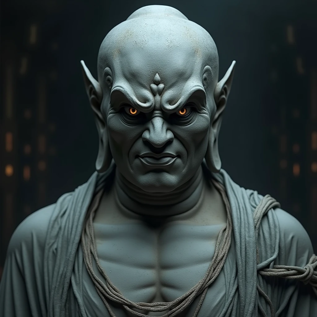(ohwx) a young indian demon in a dark room with a creepy look on his face, close up, front view, close up, horror movie style, photography, natural light, photorealism, cinematic rendering, ray tracing, the highest quality, the highest detail, Cinematic, Third-Person View, Blur Effect, Long Exposure, 8K, Ultra-HD, Natural Lighting, Moody Lighting, Cinematic Lighting, remix