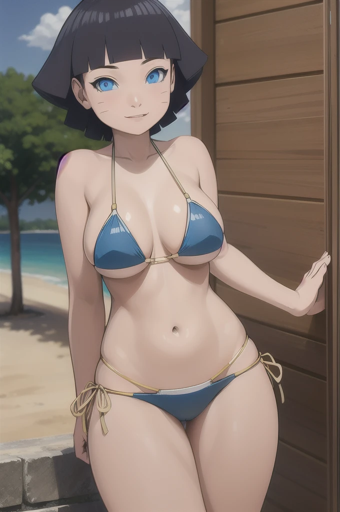 1girl, himawari sexy,masterpiece, best quality, detailed  bikini ,