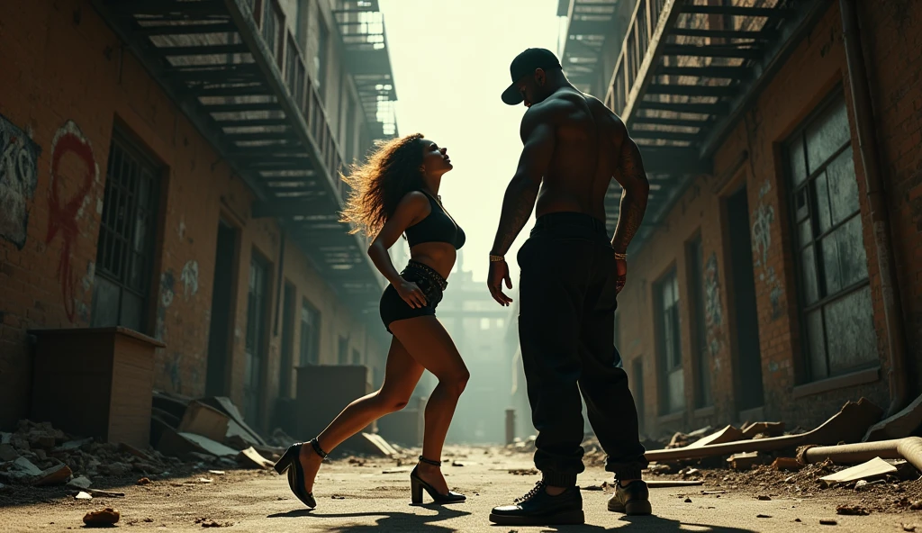 Lana del Rey kicks Kanye west in the testicles