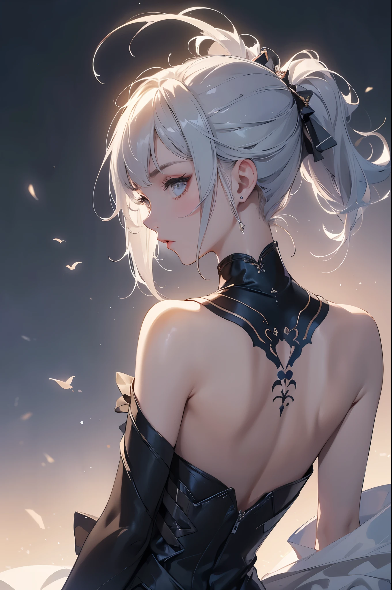 masterpiece, top quality, super detailed, high resolution, (ink painting style), excellent anatomy, beautiful 1 woman, beautiful lo-fi minimalist vibe, cute, Japan woman, light bokeh, soft colors, sparkling, dynamic side angle, natural soft lighting, 8k resolution, shape, pastel four colors, best light, best shadow, mysterious, perfect face, highly detailed,