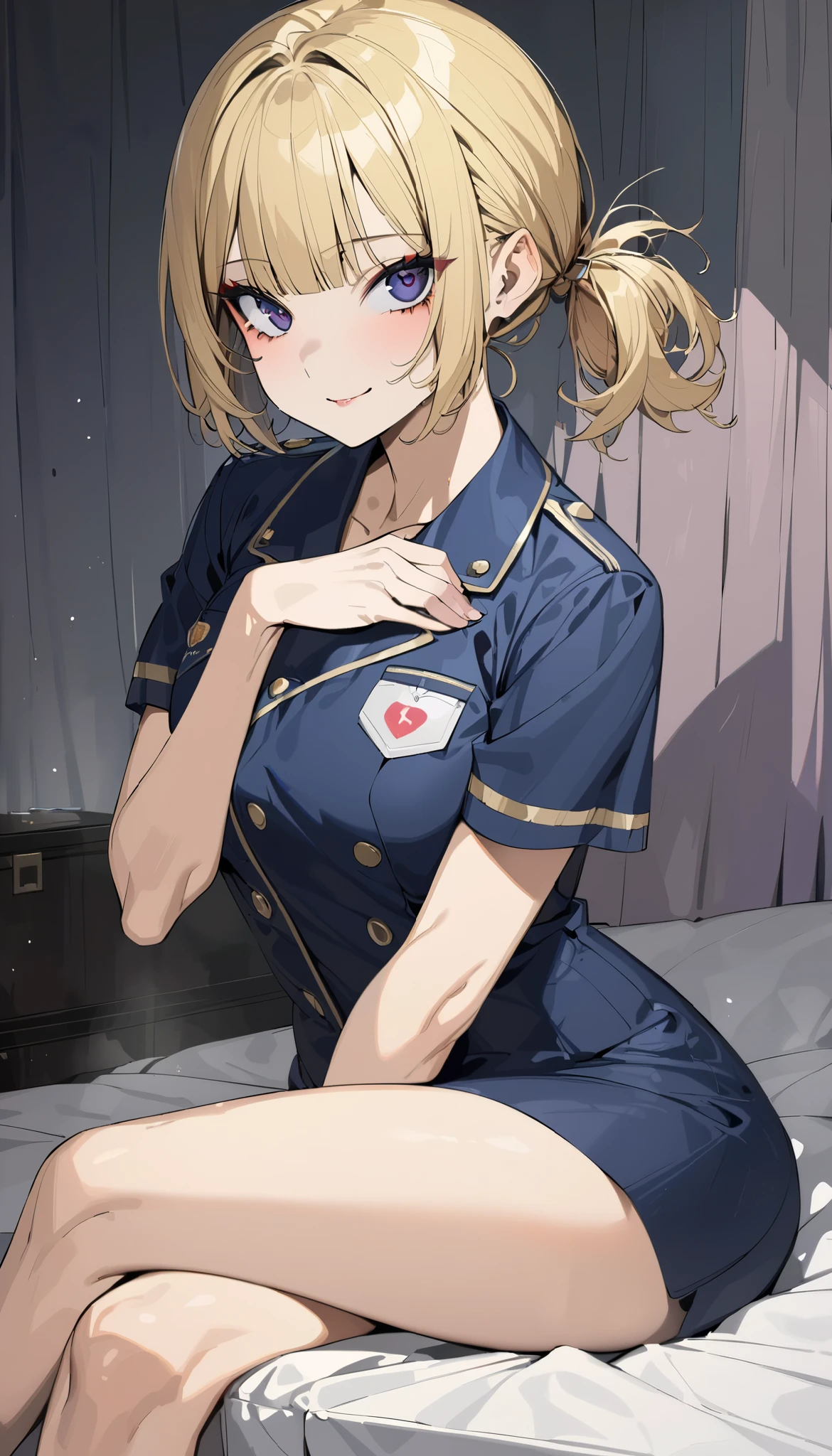 (masterpiece, best quality:1.2), solo, 1girl, kcranger, smile,braid, hair bun, two-tone dress, blue necktie, thighhighs, white gloves, indoors, blush, <lora:kancolle_ranger-11:0.7>, <lora:SleePeace2:1>, sleepeace, lying,on floor, head_tilt, ((beer cans on floor)), (beer can, bottle), closed eyes, open mouth,