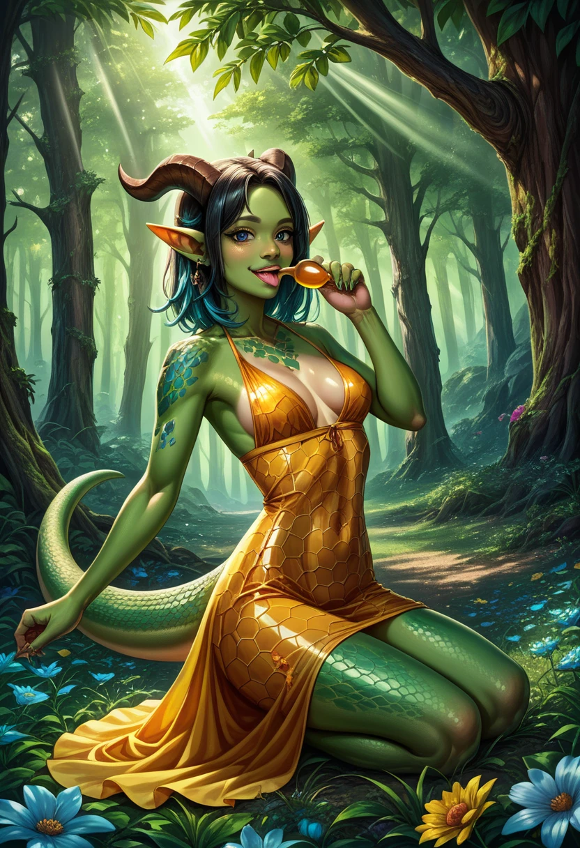 Complex rendering of a beautiful woman in super detail(frogs:1.45),mature,Round ball ears,scutes,(Transparent body:1.5),(Clear skin:1.35),Plump breasts,dew,soaked pubic hair,Lubricated body(Lubricated:1.2),Aqua green skin,Black and yellow stripes,Frog section,crouched,profuse sweat,Sateen,rich colours,Beautiful soft light,soaking in water,vibrant detail,Ultra photo realsisim,anatomically,musculature,Finger webbing,ellegance,Beautiful rainforest background,Full body photo,Absurd and complex shape,Xenomorph,8k,best qualtiy,tmasterpiece,illustratio,an extremely delicate and beautiful,Extremely detailed,CG,unified,Wallpapers,,Amazing Cleavage,Fine quality,extremely detailed CG unity 8k wal,unbelievable Ridiculous,femele,full bodyesbian