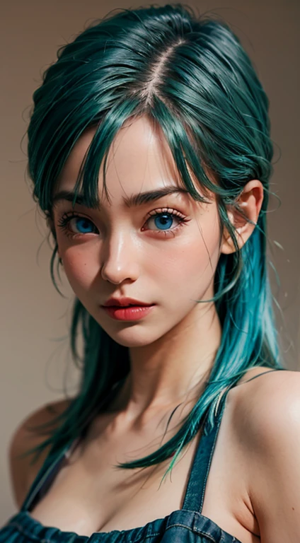 ((Masterpiece:1.4)), (high resolution:1.4), (close up:1.4), dragon ball, blmlong, aqua hair, blunt bangs, long hair, playboy bunny, rabbit ears, black pantyhose, red bowtie, wrist cuffs, black leotard, large breasts , beautifull smile, beautiful face, highly detailed skin, skin pores,(highly detailed face:1.1), (highly detailed eyes:1.1), realistic pupils, full face blush, full lips, (perfect anatomy:1.1), (perfect proportions:1.1), (photography:1.1), (photorealistic:1.1), volumetric lighting, dynamic lighting, real shadows, (highres:1.1), sharp focus, rembrandt lighting, (realistic, hyperrealistic:1.4), intricate, high detail, dramatic, subsurface scattering, big depth of field, vivid, polished, sharpened, ((full Sharp)), (extremely absurdres),16k hdr,