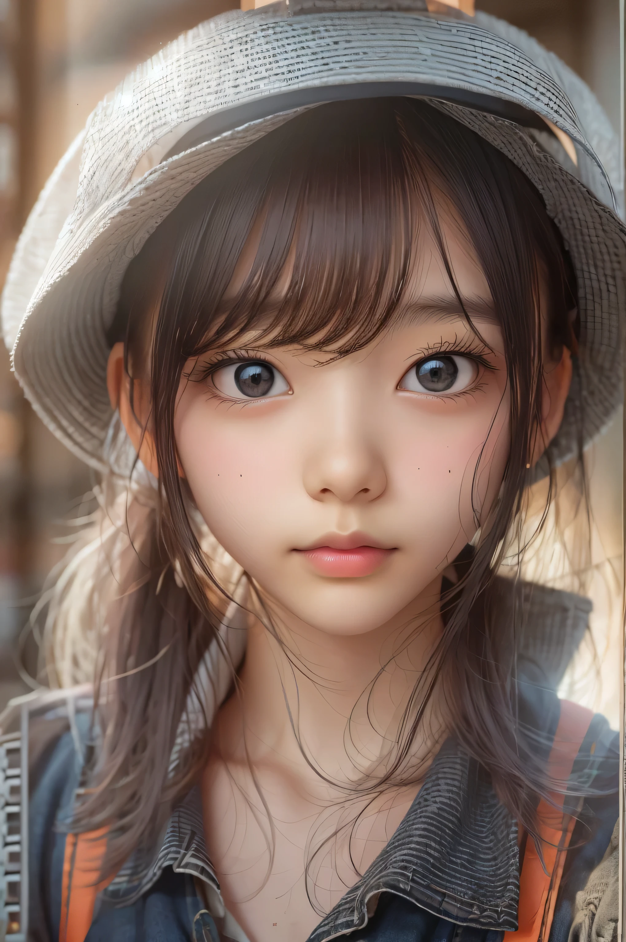 (Raw photo, Best Quality), (Realistic, Photorealsitic:1.3), masutepiece, extremely delicate and beautiful, Extremely detailed, nffsw, Unity, 8K, amazing, finely detail, Ultra-detailed, hight resolution, absurderes, Soft light, (Black hair, Short hair, Curly hair, hair messy, Bangor Tiful Detail Girl, Detailed fingers, extremely detailed eye and face, beautiful detailed nose, Beautiful detailed eyes, (Light on Face), Looking at Viewer, (Closed mouth:1.2), 1girl in, Cute, 年轻, Mature Face, pale skin, (Half body:1.3, sittingium'breastsout), Realistic face, Realistic body, beautiful detailed thigh, (ulzzang -6500-v1.1:0.6), Black shirt,  (Semi-smile:1.3),cowboy  shot