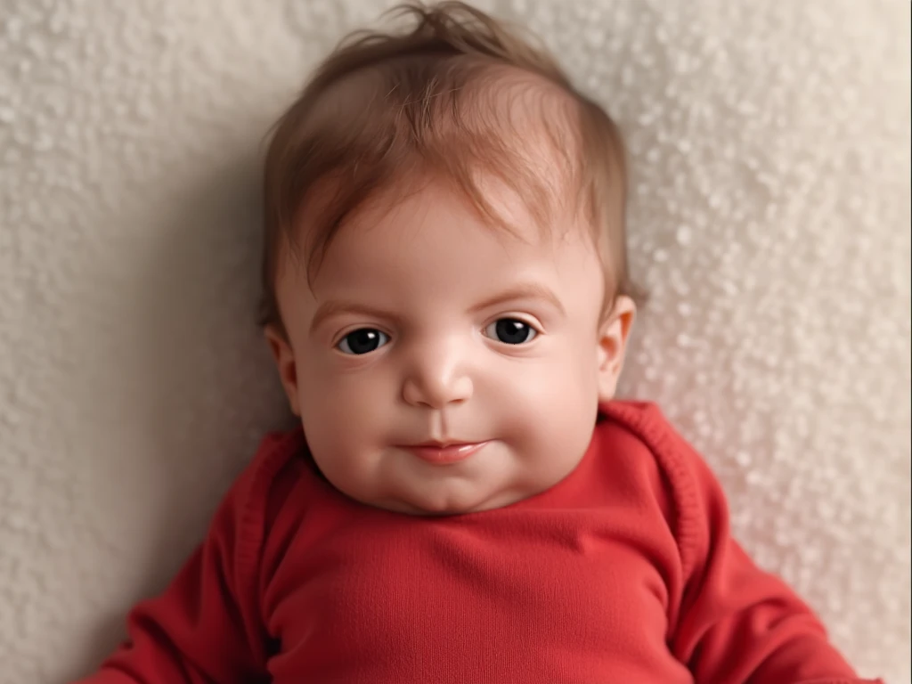 a smiling and happy baby, fundo branco, melhor qualidade