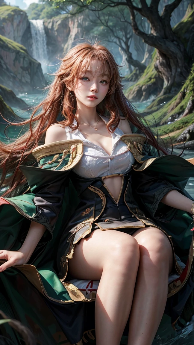 a close up of a girl , detailed hair , big booobs , shadowbringers cinematic, 4 k detail fantasy, a beautiful fantasy empress, game cg, xianxia fantasy, xianxia hero, 2. 5 d cgi anime fantasy artwork, cinematic goddess close shot, ruan jia and artgerm, wow 4 k detail fantasy, hyper-detailed fantasy character, high definition, hyper- detailed,perfect, fantastic, detailed facial and body skin texture, detailed vagina (pussy), detailed eyes .
