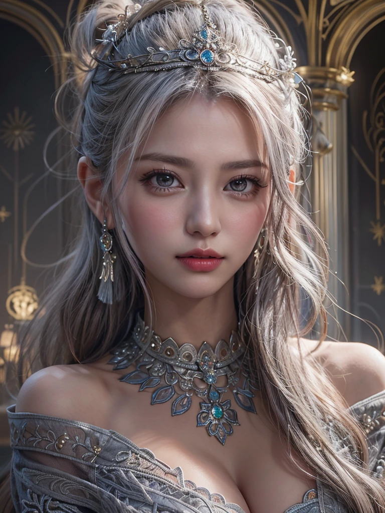 (dark shot:1.1)The whole body of the aristocratic mother,Sexy aristocratic outfit with big breasts(absurderes、hight resolution、ultra-detailliert)、Full body of one woman、Red and white aristocratic costume,Mature woman with big breasts、Nobleman in a luxurious dress、Blonde Short Bob、Mature woman with thin big breasts、blue eyess、sexy dress、long-sleeve、Finely detailed eyes and detailed face、intricate-detail、BREAK Mosaic Art、small pieces、colorful tesserae、complex pattern、Tiled design、durable surfaces、Old-fashioned technique BREAK macro photography、extreme close - up、intricate-detail、magnified textures、Stunning clarity、Hidden beauty、Immersive perspective break、 artisanal creations、Handmade products、unique designs、intricate detailes、Creative expression、skilled craftsmanship,enticing,enticing,English gardens,a smile,