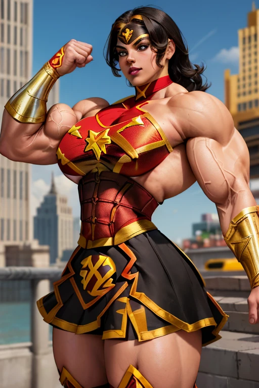 (Best lighting) , (Very intricate details) , 4K Integration, (Super fine CG: 1.2) , (8K: 1.2),(original), (masterpiece) , (Highest quality),(masterpiece:1.4),((Full images))、Photo quality,(masterpiece),masterpiece, Highest quality, Absurd,((Masterpiece, 4K, 8K, High resolution)),(masterpiece), (Highest quality), (Super detailed), (Very delicate and beautiful), ((Cowboy Shot)), 1 female,Beautiful western face、A beautiful, well-balanced face、40-year-old woman、
(A woman with a muscular body like a male bodybuilder),Huge body with incredible muscles、((Beautiful woman)),((Woman warrior)),(((Full body image))),girl,Brave and resolute attitude,Female bodybuilder in a Chinese dress,Blue Chinese Dress、A cheongsam with gorgeous embroidery all over the fabric、cheongsam dress with long hem、Sleeveless cheongsam、Very strong legs visible through the slit、High heel 、Medieval streetscape,Brave pose,Strength and elegance,Solemn atmosphere,Powerful aura,((The Queen's Appearance))、Determined jawline,((The Strongest Queen of Mankind))、(Huge muscular physique),(Protruding veins)、Raised trapezius muscle、very thick neck、((Strong arms with bulging biceps))、A muscular chest、Six-pack、((Thick, muscular legs))、Overflowing with incredible strength、Muscles bulging out from under the force of force all over the body、Graceful Movement,A commanding presence,Poses that show off their monstrous power,Vibrant colors,Down to the smallest thread,Impressive level textures,Sharp focus,Rich and realistic backgrounds,Magnificence and grandeur,((The Mighty Queen)),((Queen of Superpowers)),((A powerful queen of dignity and grandeur)), Inspiring and majestic,Guardian of the kingdom,Unstoppable courage,Divine Destiny,Indomitable spirit,Unforgettable beauty,Unwavering Strength