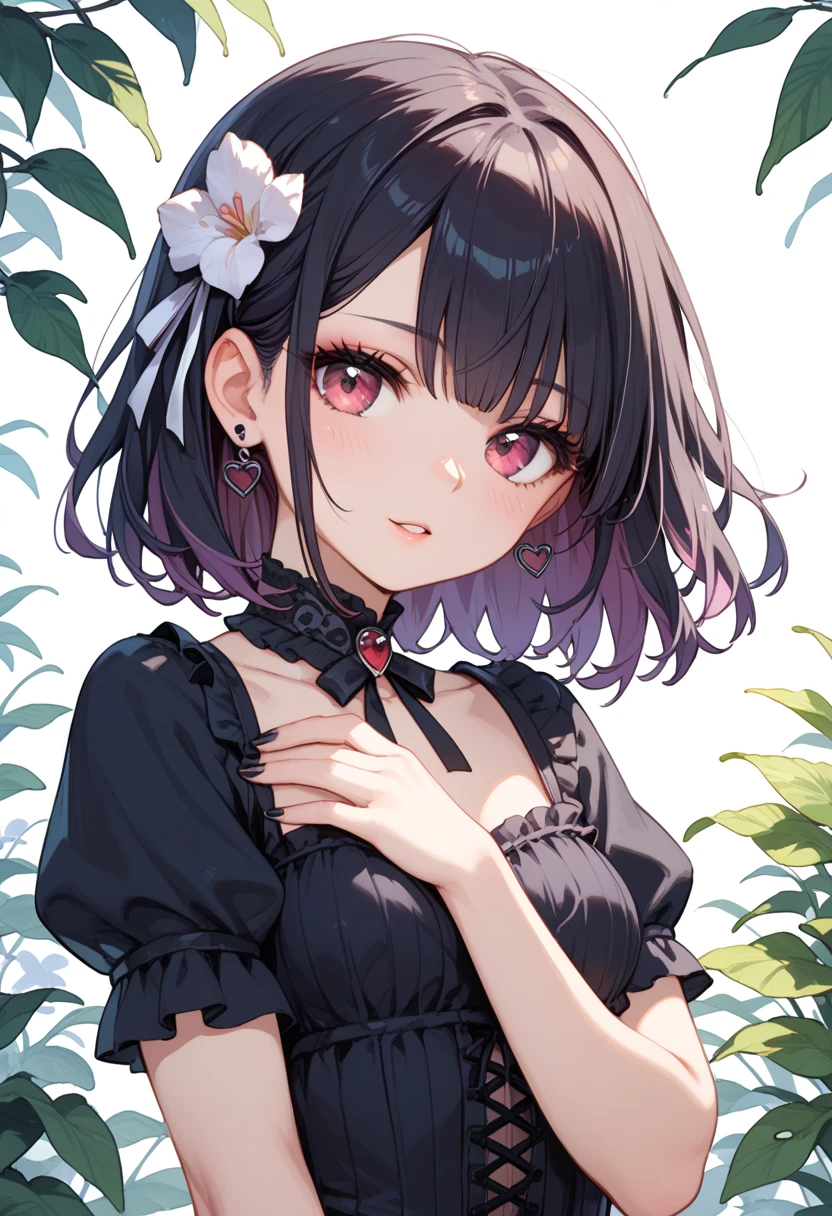 score_9, score_8_up, score_7_up, beautiful, perfect eyes, short_sleeves gothic girl furry