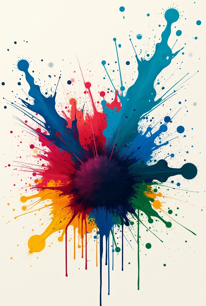 abstraction, Different colors, stains