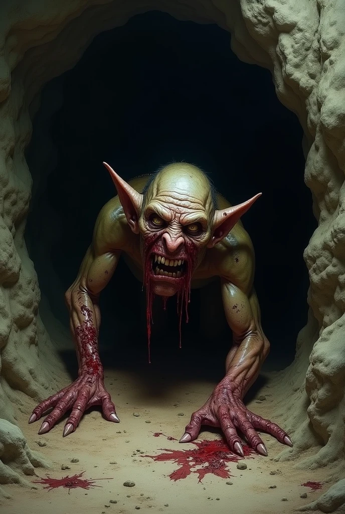 <lora:reelalthorror:1.1> reelalthorror, 1girl, solo, blood, mouth, teeth, multiple legs, blood, sheep, drooling, flesh, extra eyes <lora:reelhorror2:1>, indoors, trash, creature