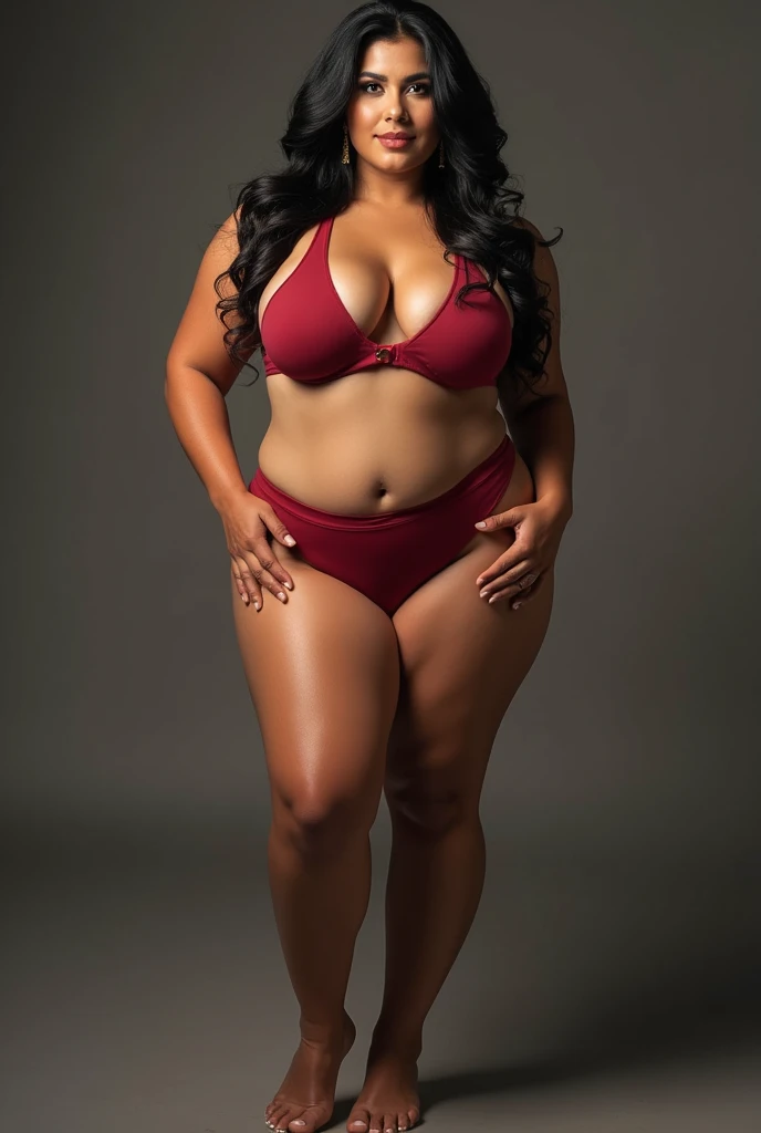 Hot tall chubby black stepmom with long red finger nails and huge tits and huge butt