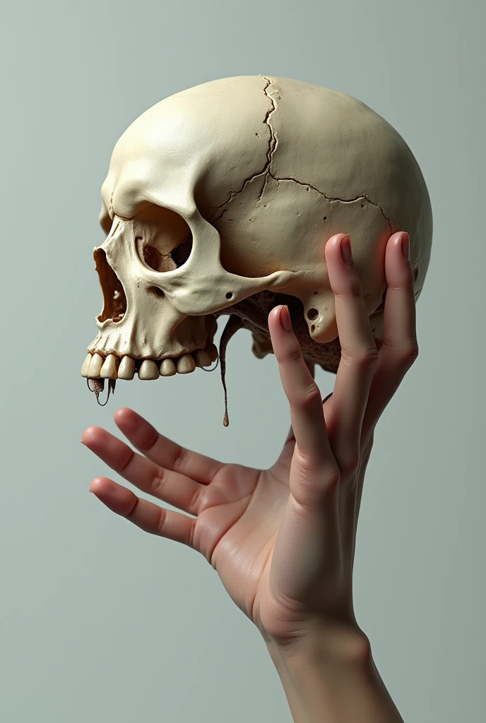 Death of a person injured in the head