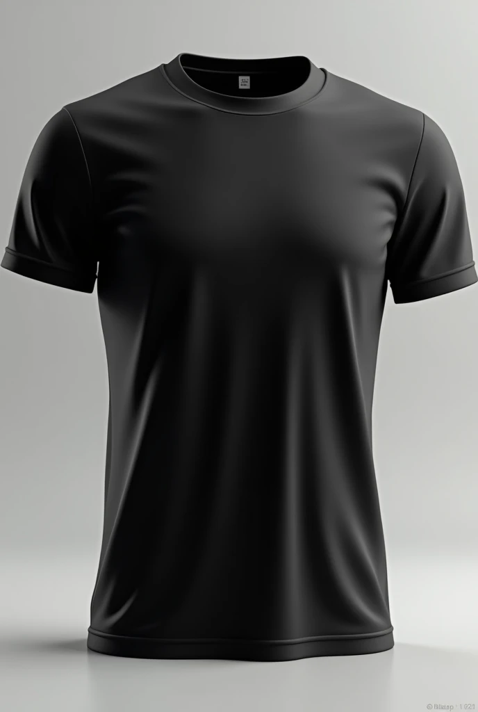 T shirt black front and back png for mockup design