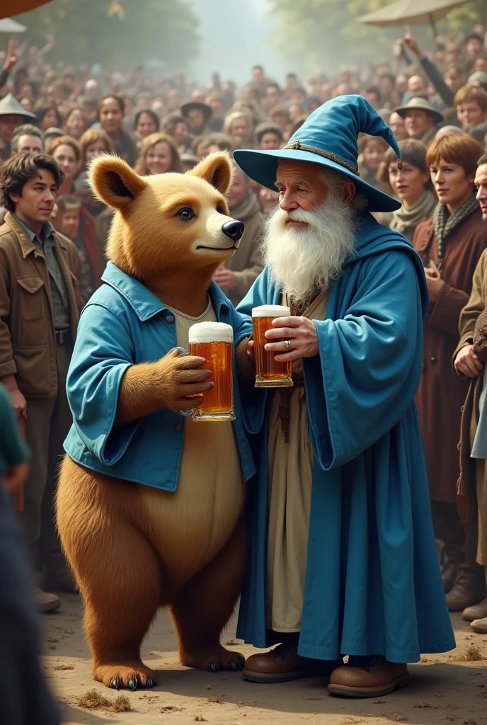 Winnie Pooh and Gandalf