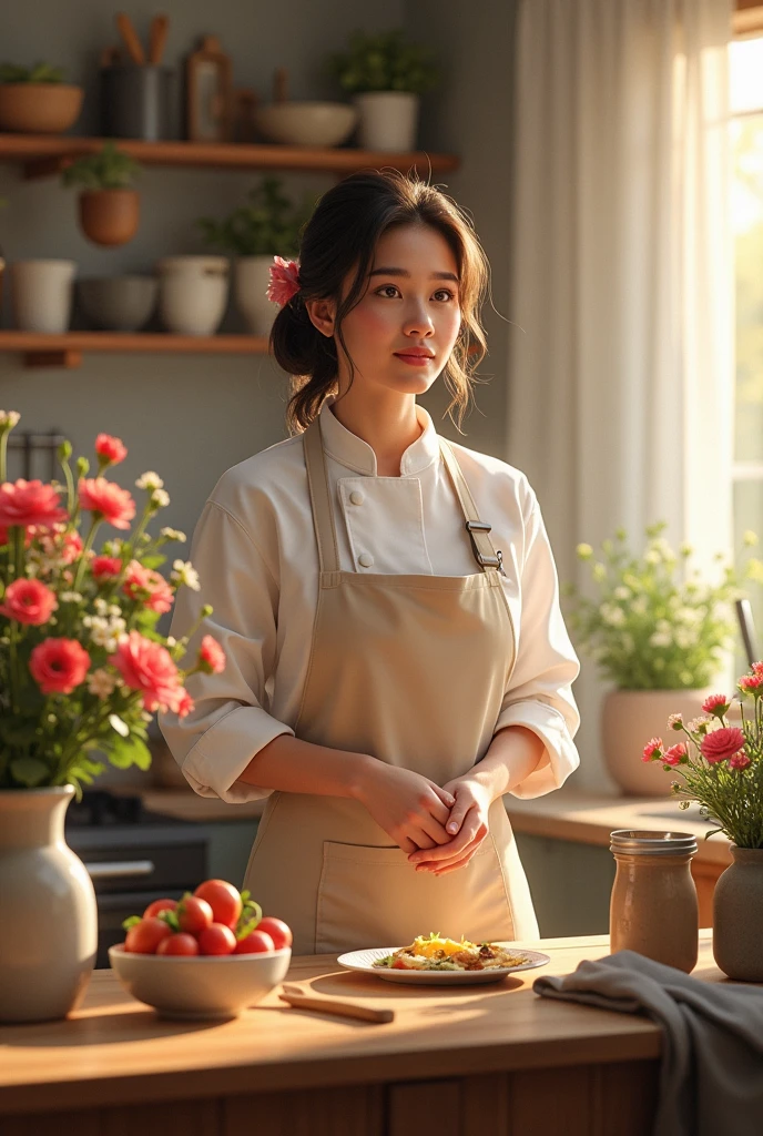 Ai image written chef 💐🥄 Tina home of delicacy