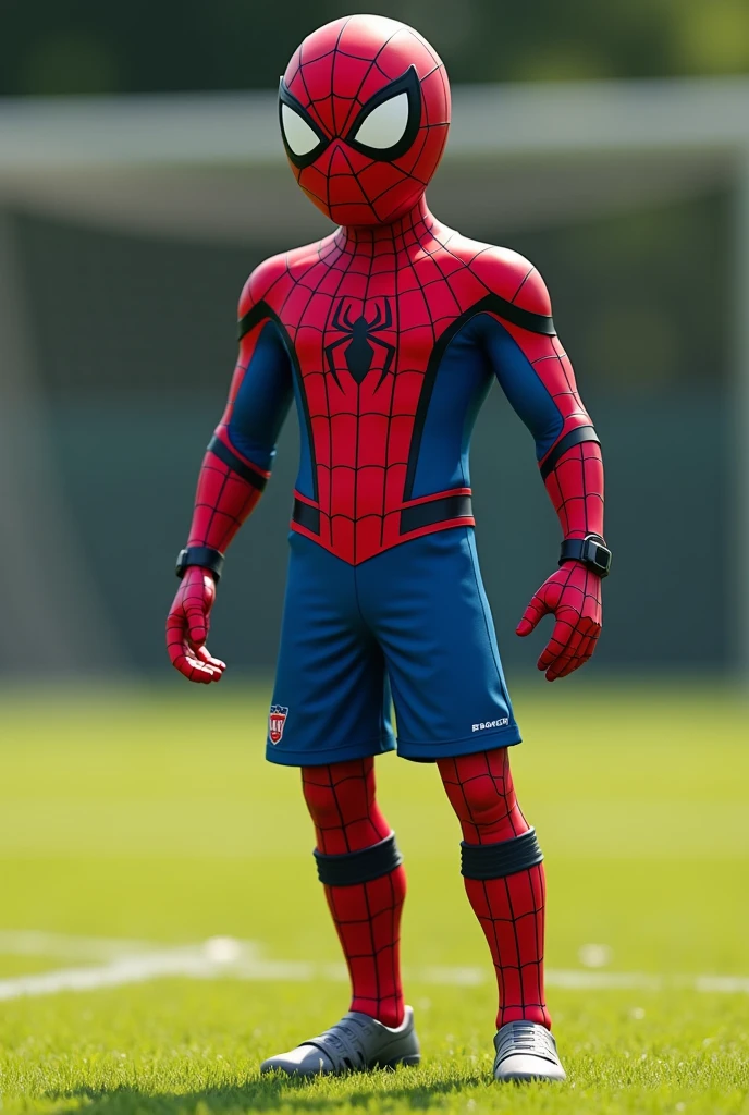 Spiderman with Colombian jersey