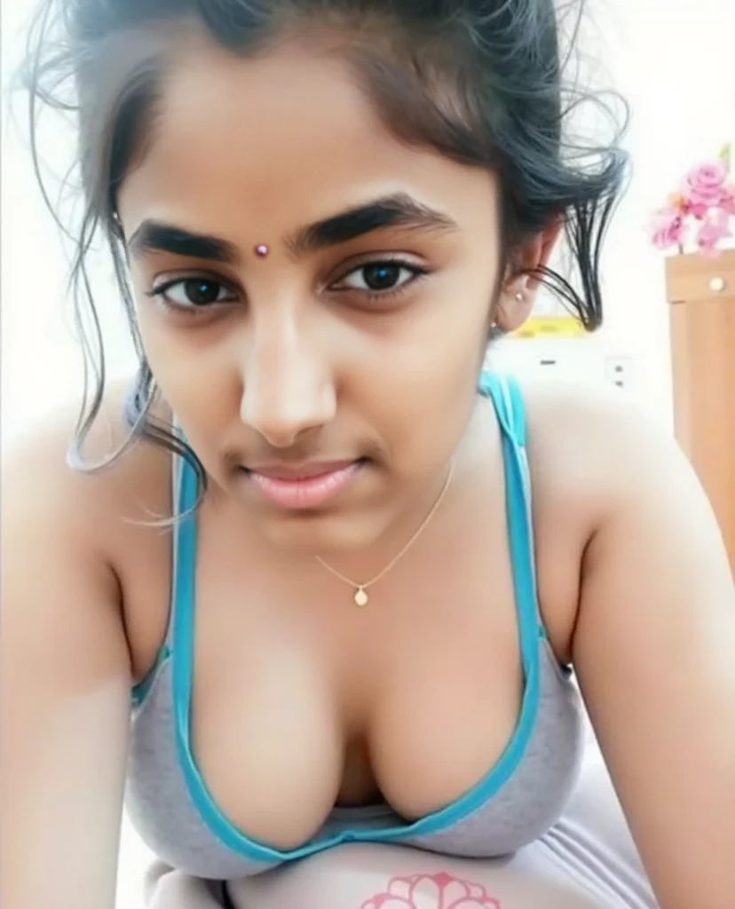 Sri lankan   girl nude modelling, upper body, indoors