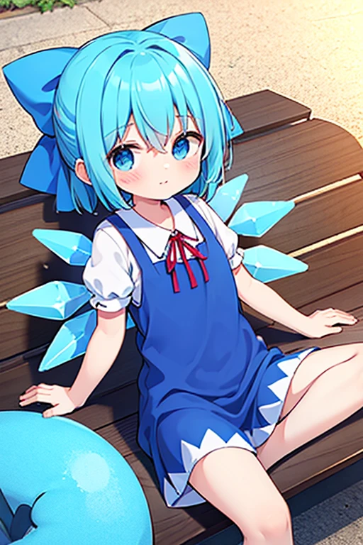 ((masterpiece)), (Highest quality、32k), Cirno having intense vaginal sex with a man, ((Intense vaginal sex with a man : 1.5)),male,penis,Cowgirl Sex, NSFW
