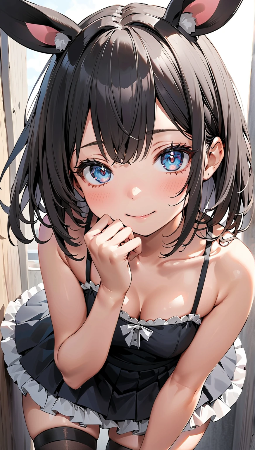 looking ahead,from above,slouch,handjob,side view,face focus,open mouth,tongue out,cum on tongue,Licking the penis,(1girl,Beautiful 14 year old girl),((Slender,Small breasts,Baby Face,Small face,)),looking at viewer,Black Hair,bangs,two side up,Gray Eyes,Drooping eyes,slit pupils,narrow eyes,Sheer black and light blue negligee,first round,Beautiful and detailed anime art,Mischievous smile,Dimly lit room,Simple Background,Gray background,Low lighting
