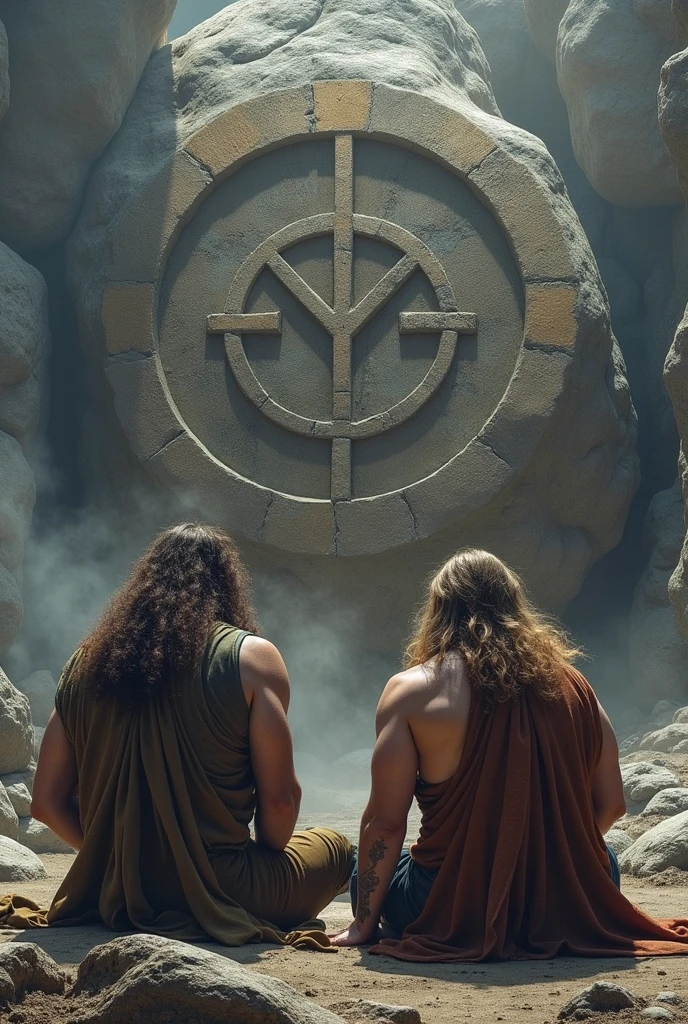 a great war between several gods (Zeus, Odin, Ramo, Jesus) que permeia o passado, present and future in 3 dimensions interconnected by a large Gungnir-shaped needle that connects parallel realities as if they were the sewing threads of the world's seamstresses. destino tecendo a realidade. Isso cria um multiverso de possibilidades