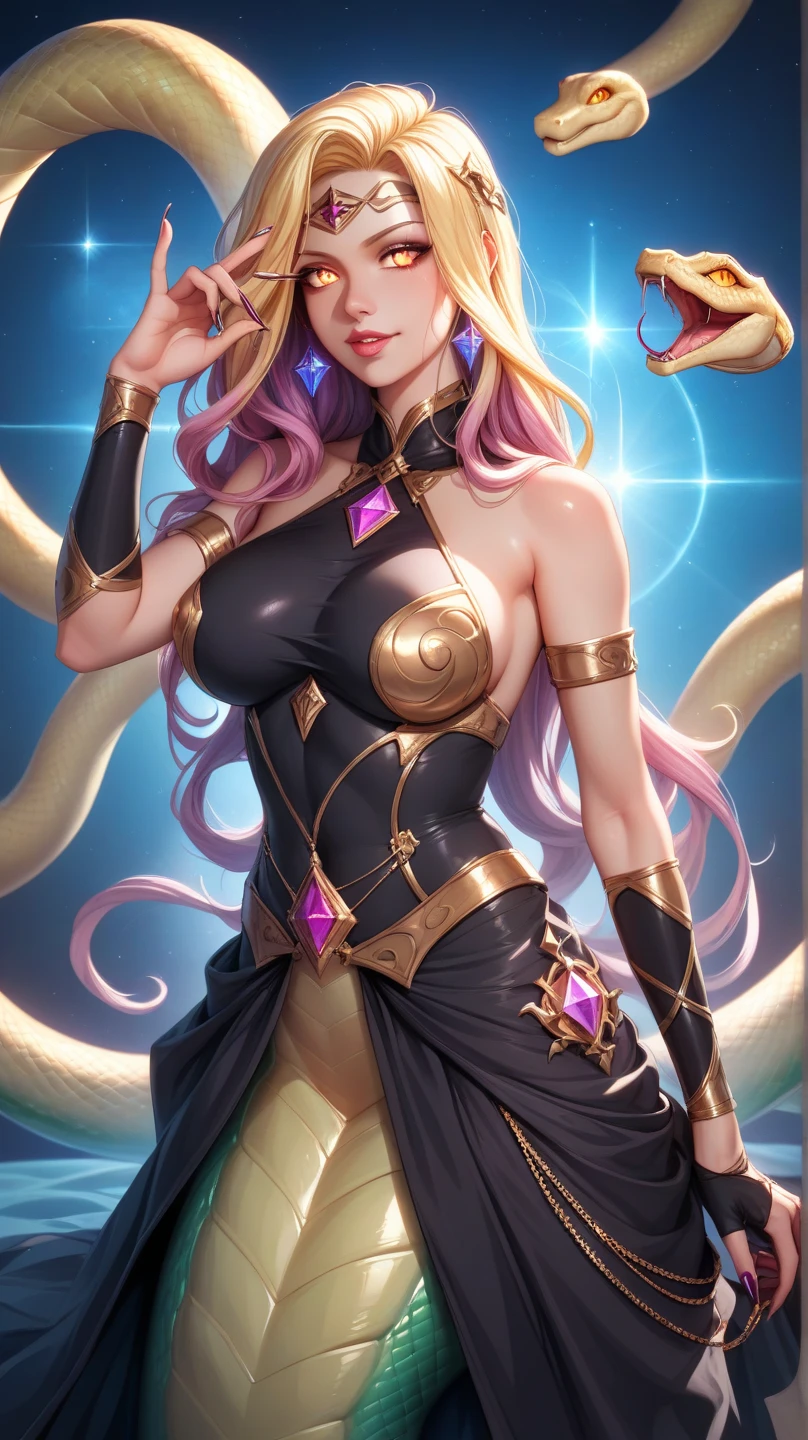 a beautiful female goddess medusa, woman with thick muscular thighs, snakes crawling around head, extremely detailed, cinematic dramatic lighting, fantasy art, digital art, concept art, photorealistic, 8k, high resolution, best quality