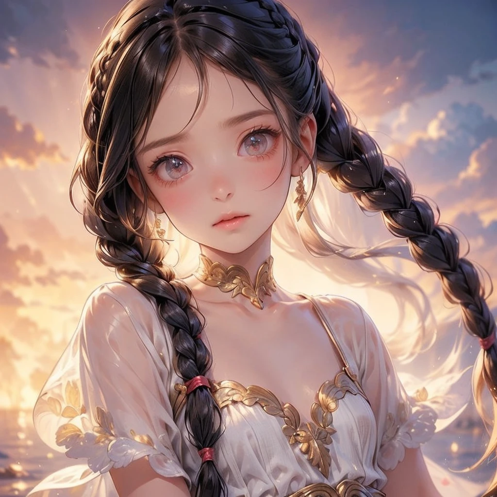 ((best quality)), ((masterpiece)), (detailed), 1girl, off-shoulder baggy sweater,clothes too big, exposing,(little chest),(big forhead:1.2),(beautiful big eyes:1.3),extremely detailed cute anime face, (((flat chest))),((((long twin braids,tight braids,long braid,braided hair,long hime cut,colored inner hair)))),intricate eyes,beautiful detailed eyes,symmetrical eyes,(((detailed face))),beautiful detailed lips,(nsfw)), ((downblouse, upskirt)),(baggy, sagging clothes, upskirt, downblouse), dynamic pose,looking at viewer, (((embarrassed))),(horrified expression),(crying),highres,(best quality),(ultra detailed,extremely detailed),perfect face details, ((masterpiece:1.4, best quality))+, (ultra detailed)+, long twintails, cute girl,blue clothes, (flat chest:1.3), NSFW, small breasts, prominent collarbones, skinny arms, flat stomach, visible hip bones, long hair, red hair, white hair, blonde hair, dark hair, ponytail, thick ponytail, heavy ponytail, small breasts, NSFW 
