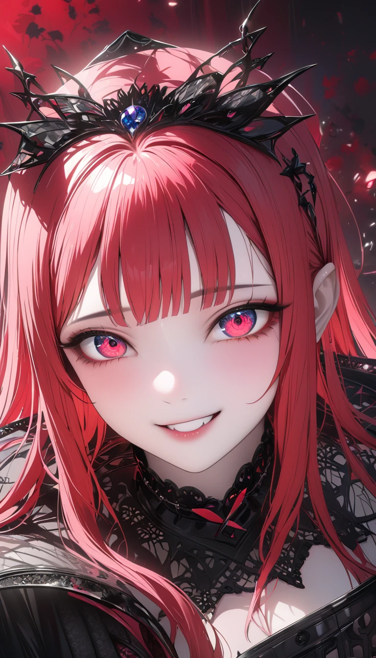 clone girls, identical twins, embracing (masterpiece), best quality, highly detailed face, (SHARP details), highly detailed, expressive eyes, SHARP detail expressive eyes, (SHARP detail perfect face), (cat ears), (pastel, sparkles), maroon red hair,(shiny lipstick) (pink eyes), long hair, detailed face, medium breasts, long eyelashes, mature, (smirk, closed lips, big plump lips, eyeshadow) shiny skin, beautiful eyes,(detailed eyes, sharp eyes, clear pupils:0.8), blunt bangs, wispy bangs, naughty look