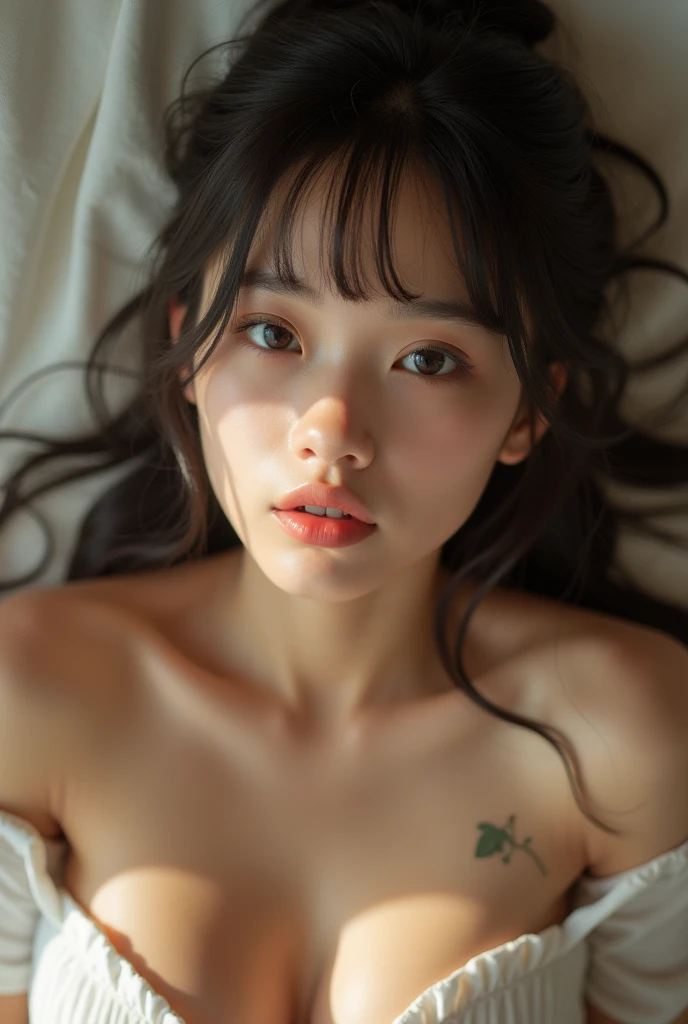 masterpiece, raw photo, film photo, 90s flash photo, 1girl, beautiful girl, sin front of camera, best quality, <lora:Renhang_20230622161247:0.85>, <lora:Renhang_1-000014:1:1,1,1,1,1,1,0,0,0,0,0,1,1,1,1,1,1>, model, in the bed