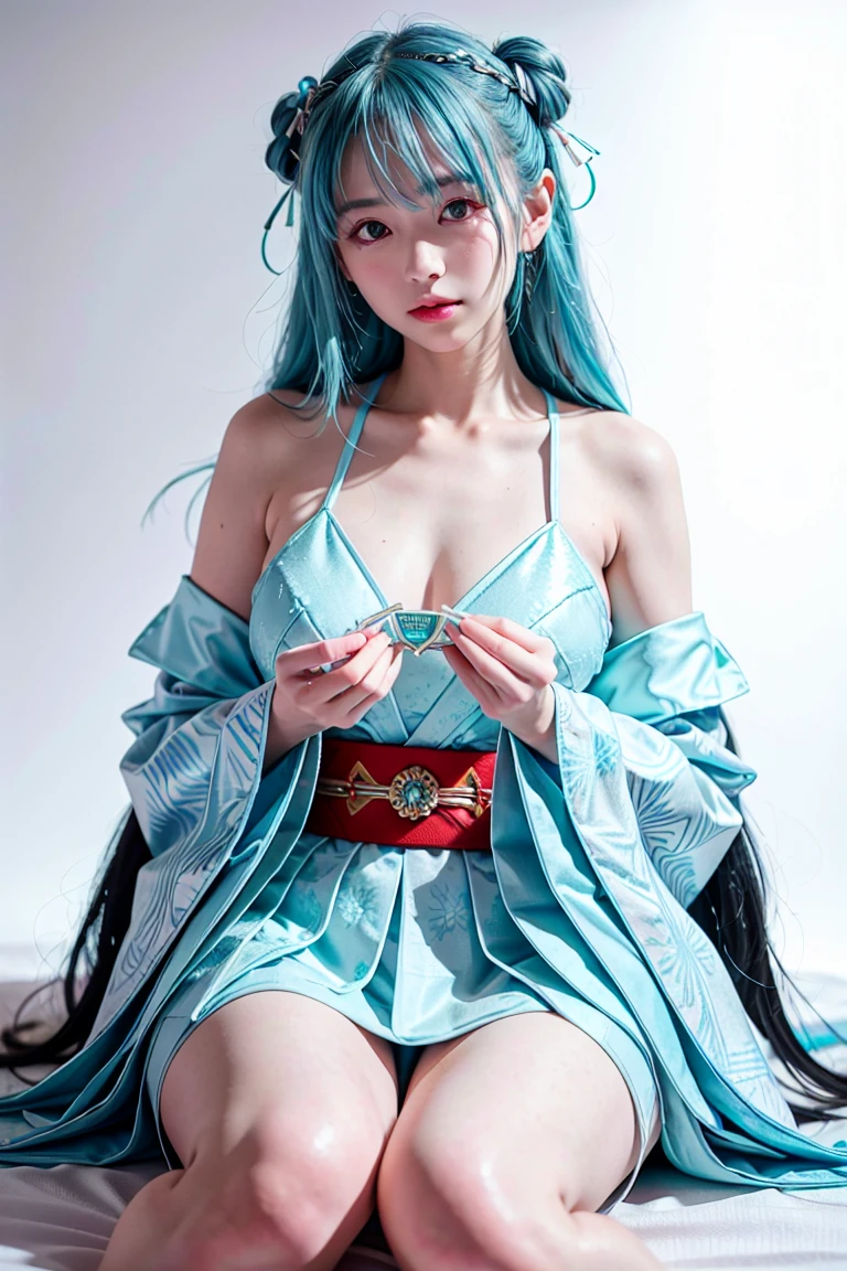 outdoors,arch,looking at viewer,blush,
1girl, solo, mature female,milf,tall body,golden proportions,(Kpop idol),(shiny skin:1.2),(oil skin:1.1),makeup,[:(high detailed face:1.2):0.2]:,
((wavy blue hair and a sophisticated sense of style)),(aegyo sal:1),(puffy eyes),(eyelashes:1.1),(parted lips:1.1),red lipstick,wide shoulders,(medium breasts:1.1),(cleavage:1.1),animal ears,(big ass:1.2),thighhighs,
((Hanfu:1.2)),collar button,ming,Ming Dynasty,Ming clothing, sakura-patels, hot-springs, steams, wind blows,