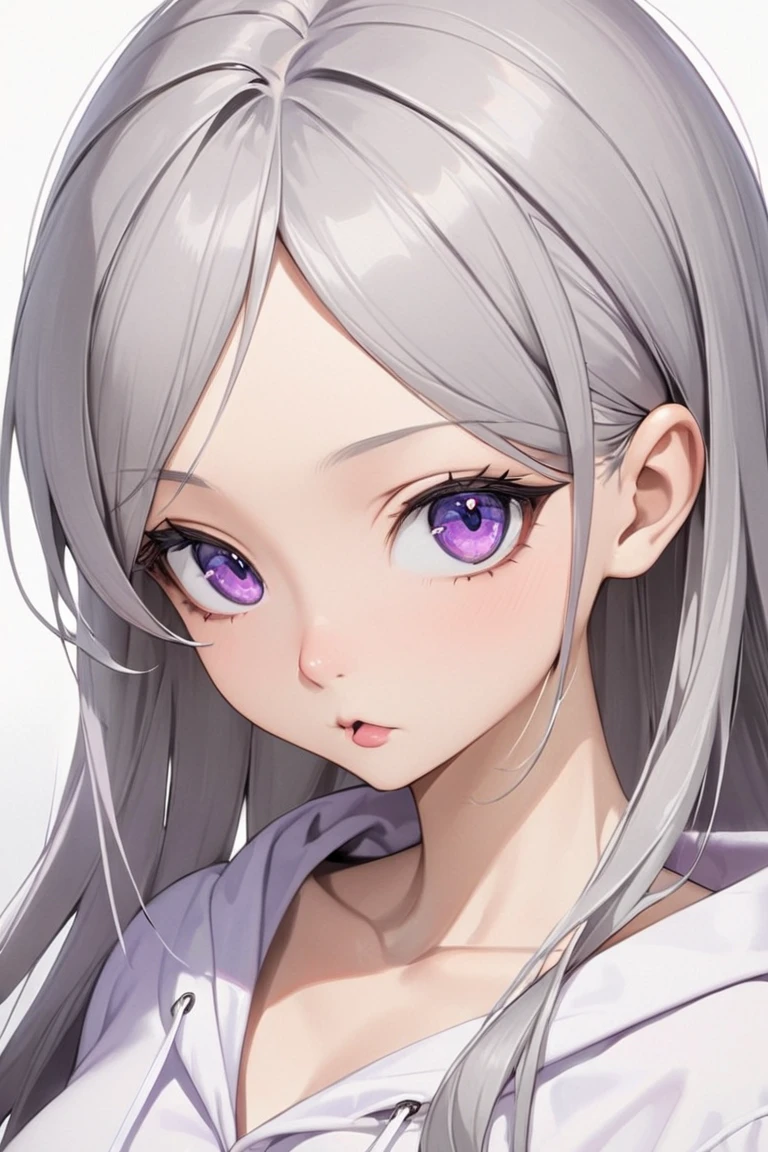 (thin), (sexy mouth), (gray hair), (purple eyes), (perfect nose),