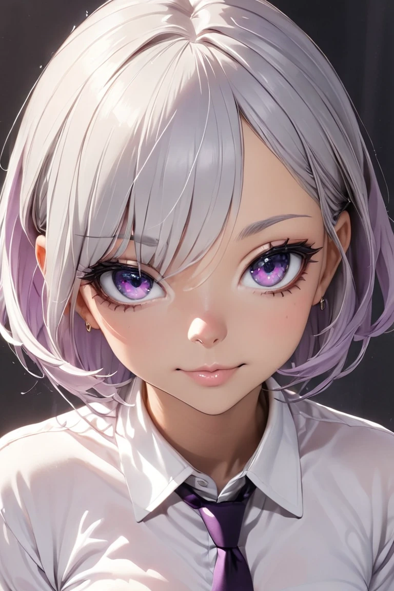 (thin), (sexy mouth), (gray hair), (purple eyes), (perfect nose),