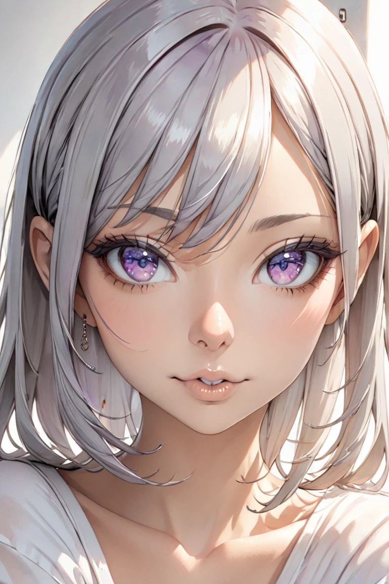 (thin), (sexy mouth), (gray hair), (purple eyes), (perfect nose),