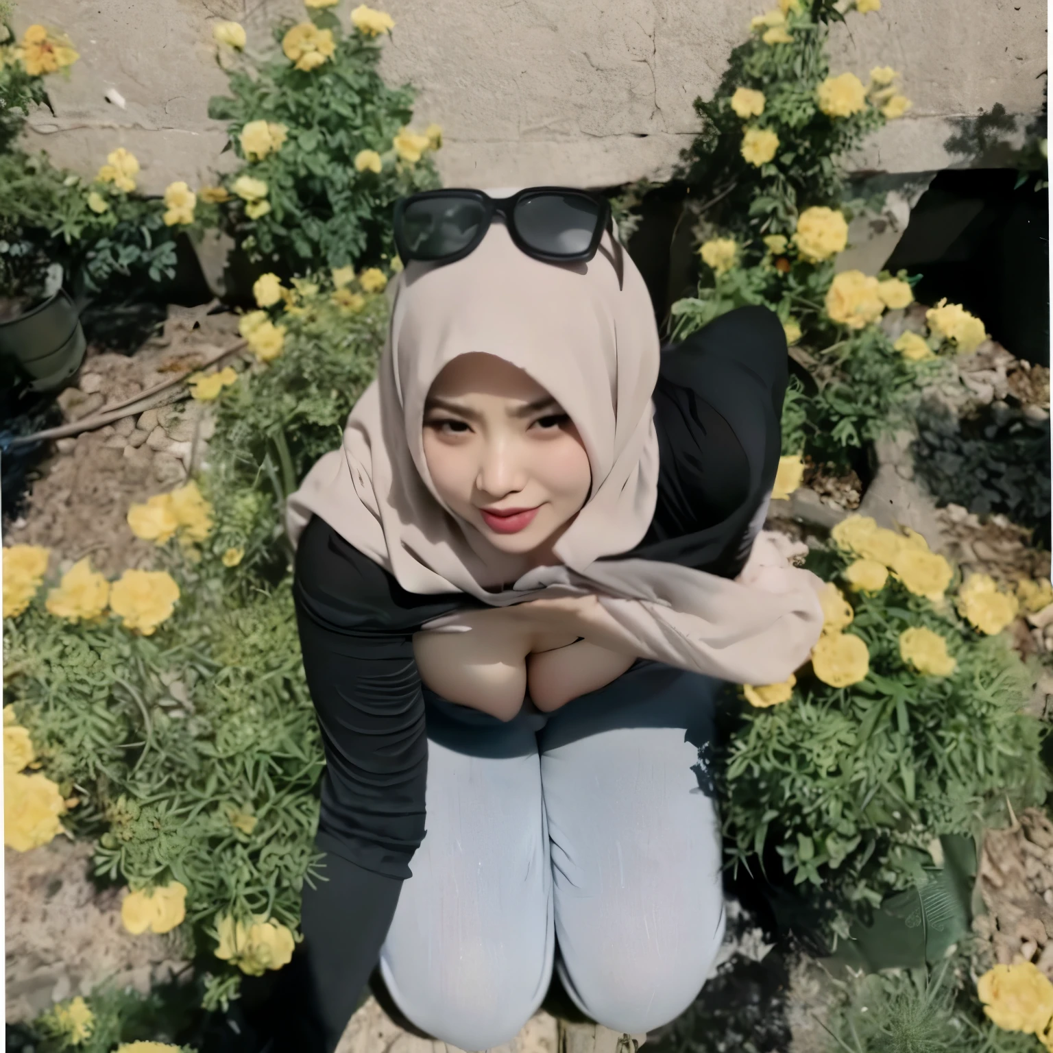 (Wearing strapless Colourful bra, (floral pattern), ((Open mouth)), Naked singlet (((SHORT HIJAB MALAY GIRL))), masutepiece, High quality, UHD 32K, Realistic face, Realistic skin feeling , A Japanese Lady, 8 years old, , Very cute and baby-like face, (((FLAT CHEST))), (MATRIX WORLD), ((look In front at the camera and SADNESS)), (((BLACK))), (((CUTE GIRL))), ((CHUBBY)), (undress, at river