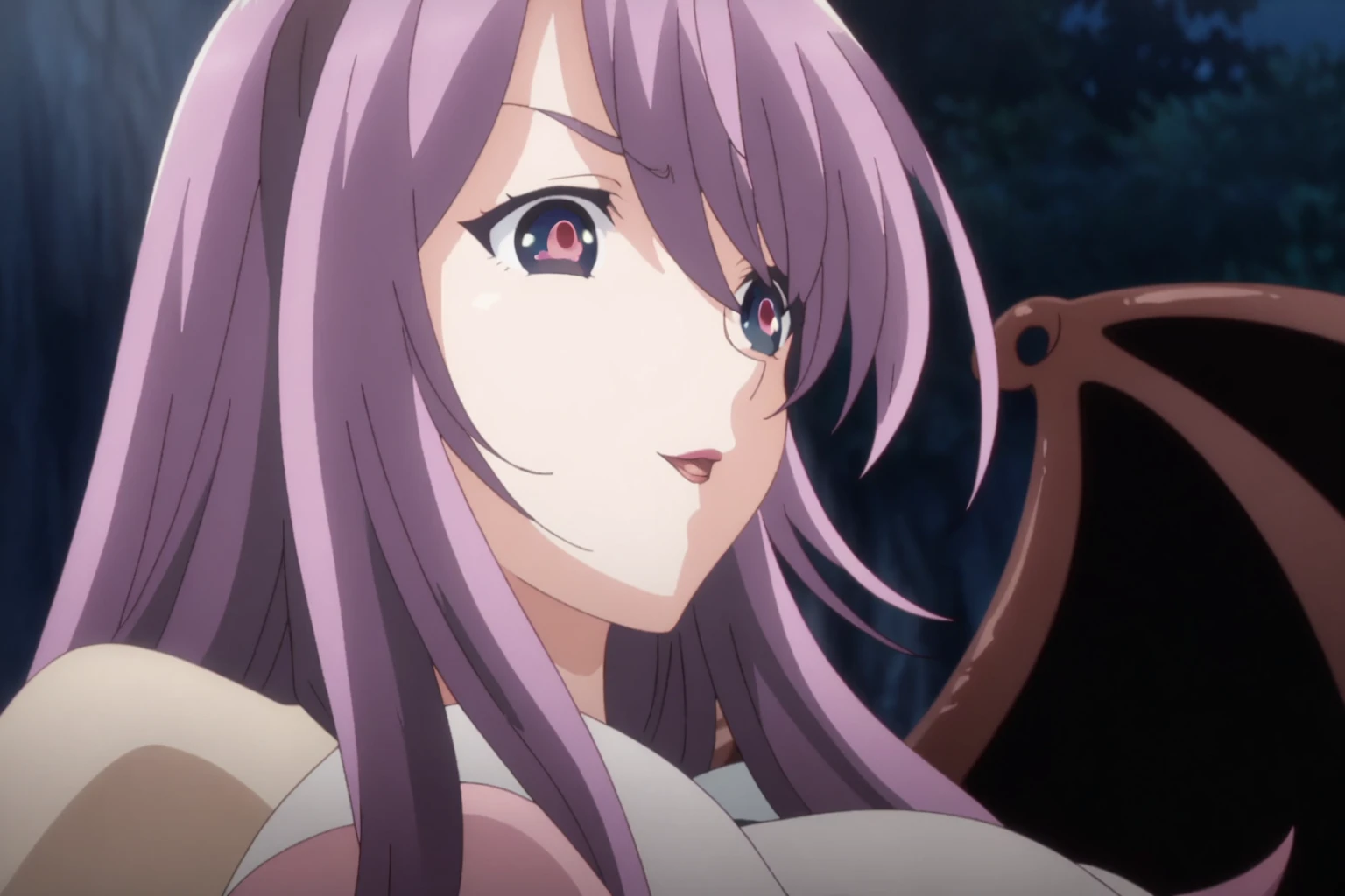  Closeup of a person with long purple hair and bats,  Reisen Udon Gain Inaba , screenshot from a 2012s  Japanese cartoon movie, seductive  Japanese cartoon movie girl,  Katsuragi Misato ,  Japanese cartoon movie movie screenshot, screenshot from guro  Japanese cartoon movie,  Ahegao Face,  Japanese cartoon movie girl named lucy, Details.  Japanese cartoon movie. tentacle, in the  Japanese cartoon movie film