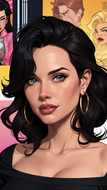 Arte em preto e branco para colorir Sketchbook e uma mulher com uma fantasia maravilhosa posando para uma foto, artgerm e lois van baarle, German style art, Steven Artgerm Lau, Estilo Ivan Talavera e Artgerm, Arthur e Warren Louw, estilo artgerm, artgerm extremamente detalhado, quadrinhos artgerm, graphic artist artgermcartoon style:1.2), Geena Davis  s Mulher brasileira desenho ART Artline mulher  Imagem cartoon de uma mulher , roupas sensuais , garota super valente destemida , Ilustra??o estilo desenho animadocabelo preto ondulado, estilo de arte dos desenhos animados, estilo de arte dos desenhos animados, digital illustration style, design de personagens altamente detalhado, arte digital detalhada fofa, Fan art horror character design portrait, beautiful curly black hair digital illustration high quality portrait, arte em quadrinhos, retrato do design do personagem, Naked busty woman with medium breasts cartoon style female character Geena Davis mercenary warrior Female character Queen Anna of Arendelle with battle scars Cartoon image of a woman .Ilustra??o estilo desenho animado, estilo de arte dos desenhos animados, estilo de arte dos desenhos animados, digital illustration style, design de personagens altamente detalhado, arte digital detalhada coragem, Forest fan art, Design de personagens de retrato, beautiful digital illustration, retrato de alta qualidade, Arte em quadrinhos, mulher jovem cabelo com transas lindas . Queen Anna of ArendelleBeautiful lined eyes Medium large bust and wonderful sexy clothes. sunrise bright wish image expression,Star, heart,  Spectral rainbow, Fundo, cabelo chique lavanda branco menta,  macio, Idiomas mistos_SMS, (Fundo bonito e claro:1.2),, Pintura de fantasia , Olho de Arte em preto e branco para colorir Sketchbook com alto 