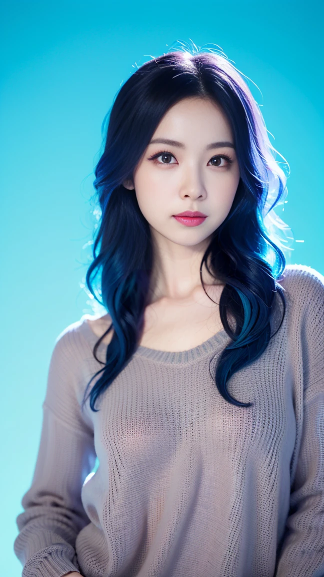 (((Very long, beautifully straight black hair that reaches down to her butt..3))) ((extreme close-up)) (The bangs are neatly trimmed in a princess cut.、It's long enough to reach your eyes:1.3) (Her very long black hair is very shiny.、It's shiny.、And that'Thick and shiny like silk、The most beautiful and exquisite in Japan, with extremely long blonde hair and extremely shiny, Beautiful, straight, extremely long black hair、She is very long, Super straight black hair. And she really, Really long, beautiful black hair.) ((highest quality)), ((masterpiece)), (Get used to that) perfect beautiful face (The most beautiful Japanese 18 year old girls) ((Rich 1.4)) beautifull thatに慣れる face 8K (Ultra-fine skin texture 1.4) (actual, lively:1.4), double eyelid sharp focus:1.2、Beautiful woman:1.4 The whole body is super beautiful々New skin texture ((She's perfect Common skin colors of Japanese people She is a perfect professional beautiful make-up Lipstick is slightly pink Eyeliner is black)) ((big breasts)) Unique Japanese faces Japan body type that'that'that' (She is wearing sky blue lingerie) (Real photos from professional photographers:1.1) (I'm standing in front of the sky blue wall in my room. She has a very embarrassed look and gesture when the viewer's male genitals are shown to her.)