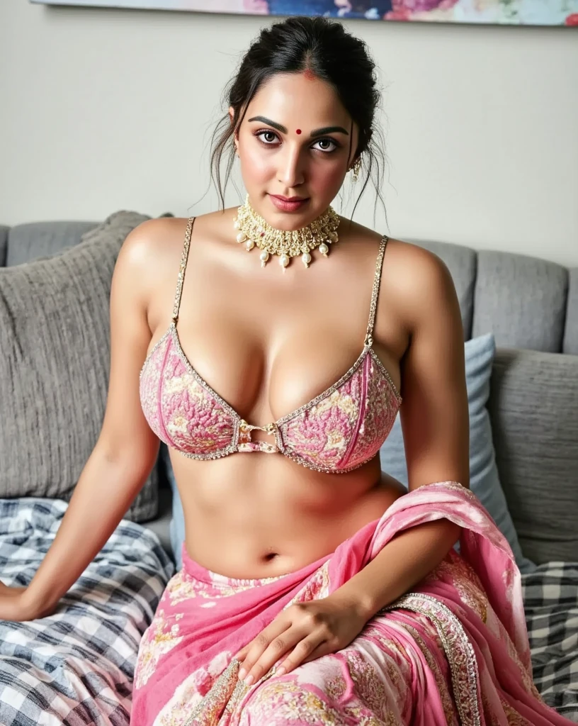 Full body photo portrait of beautiful indian 
, looking at viewer, lense flare, (realistic eyes, symmetric face:0.8) (masterpiece:1.2) (photorealistic:1.2) (bokeh) (best quality) (detailed skin) (intricate) (8k) (HDR) (cinematic lighting) (sharp focus), big breast,  sparkling day dreams eyes. Navel .NSFW...