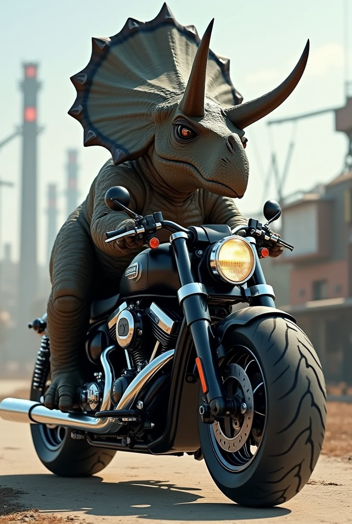 Interstellar dinosaurs,Triceratops head,The human body,Riding a Harley motorcycle