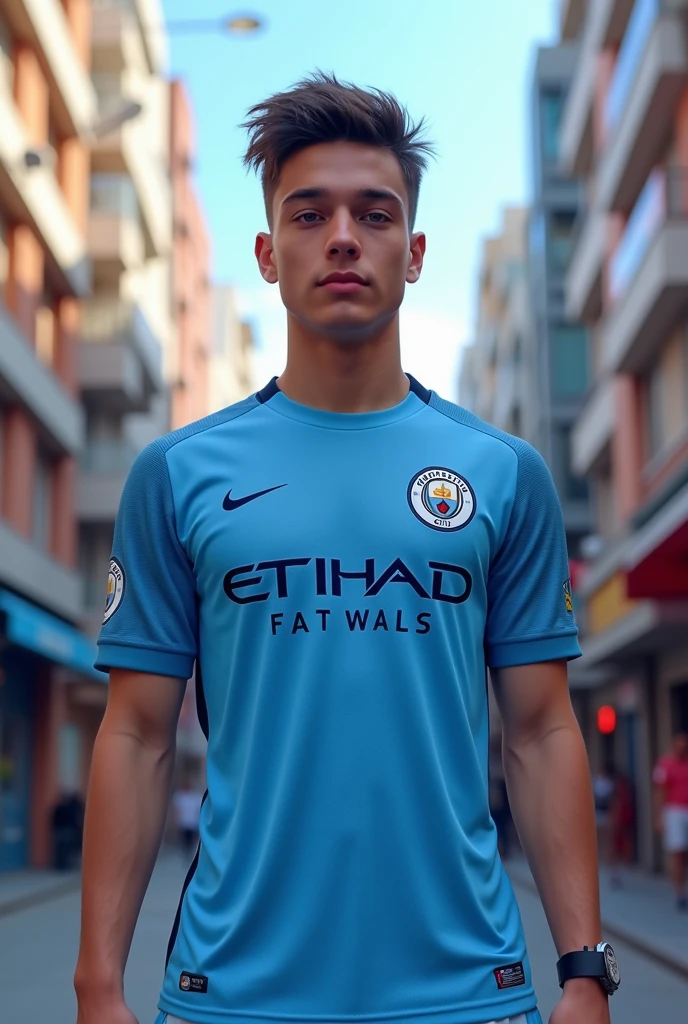 Boy wear manchester city jersey 23/24