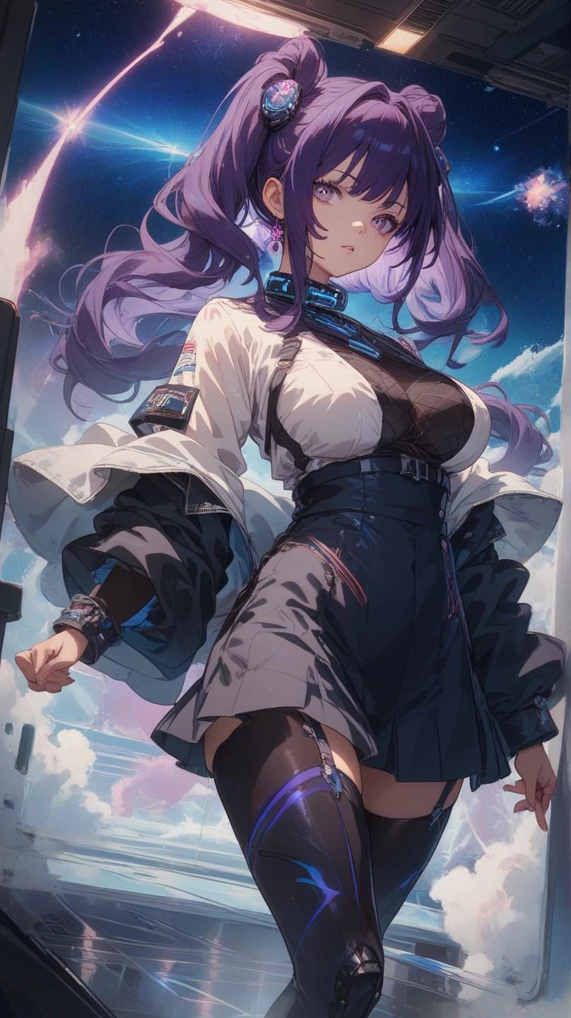 ((Little sister)), realisticlying, best qualtiy, ((((Bodily fluids flow down the panties: 1.5),(Body fluids run down the thighs:1.8))), ((Booties)), (ssee-through),(beast ear))), (Down jacket)))), lowerbody, (cropped shoulders), (20 yrs), ((Over-the-knee stockings: 1.5)), (Large breasts: 1.9)))), (Raised : 1.8))))), (((((opening legs: 1.8))