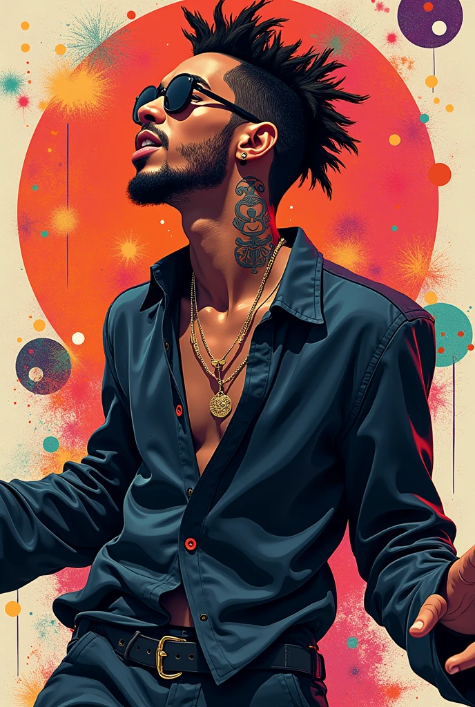 painting of a man with a hat and a chain around his neck, style digital painting, in style of digital illustration, in style of digital painting, art of alessandro pautasso, digital painting style, exquisite digital illustration, beautiful art uhd 4 k, style in digital painting, painting of a man, stunning digital painting, epic portrait illustration